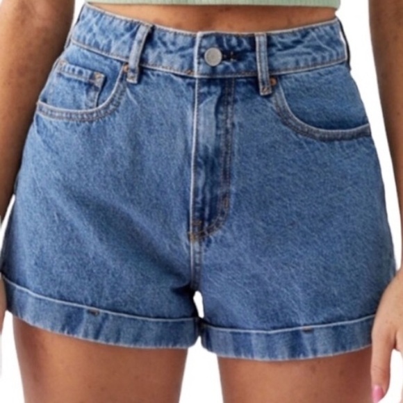 Pacsun Shorts High Rise Denim Jean Shorts Y2K Blue Size 29 - Picture 1 of 11